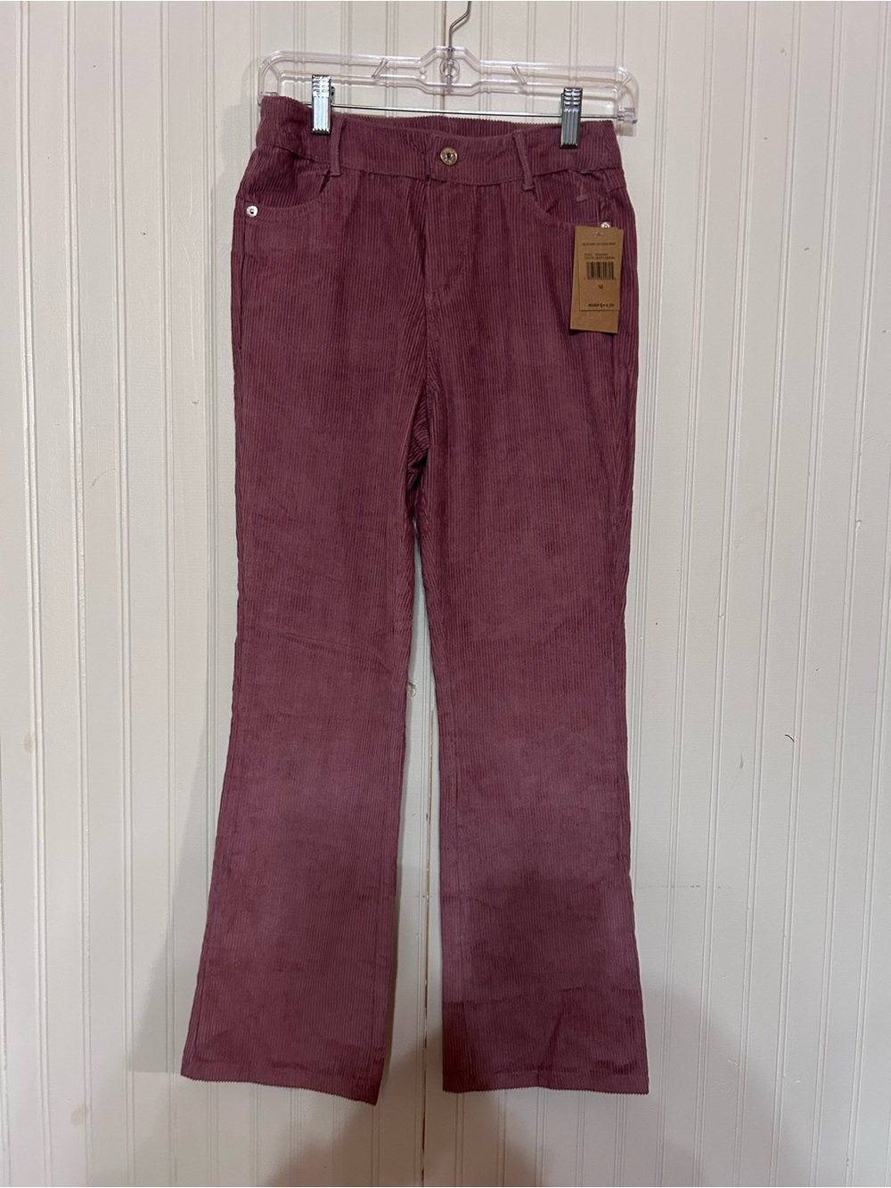 Steve Madden Women's Corduroy Flare Jeans - Mauve